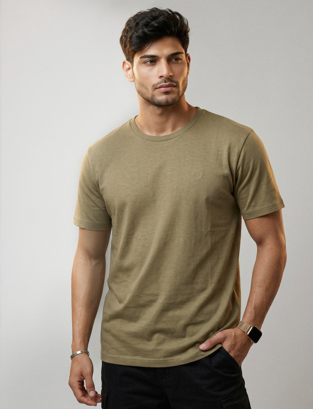 Camiseta Masculina de Cânhamo - Matchá