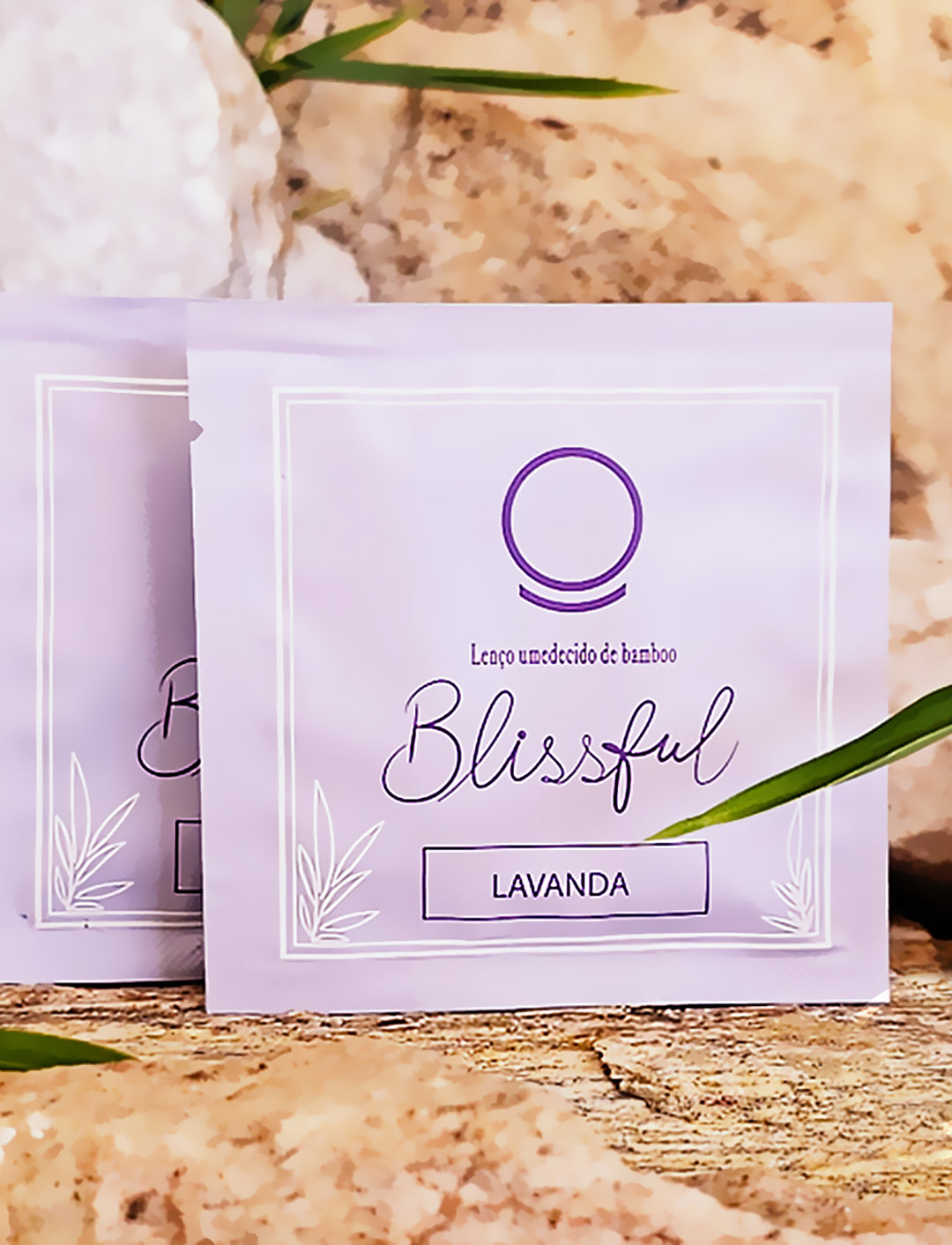 Blissful – Lenços Umedecidos de Bambu com Óleos Essenciais – Lavanda | 50 Unidades