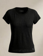 Camiseta Feminina de Cânhamo - Noir