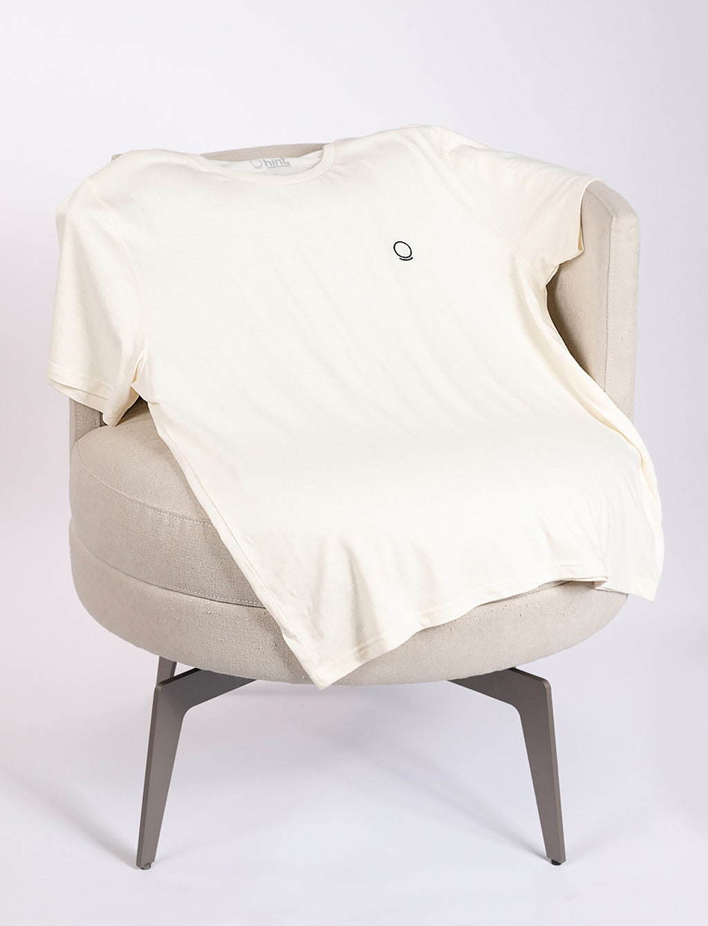 Camiseta Masculina de Cânhamo - Écru