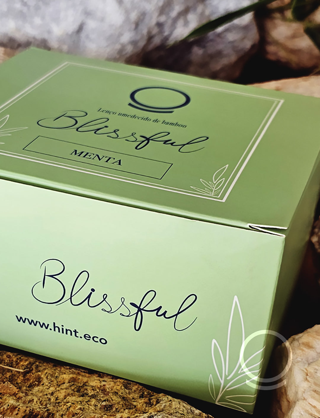 Lenços Umedecidos de Bamboo Blissful - Menta