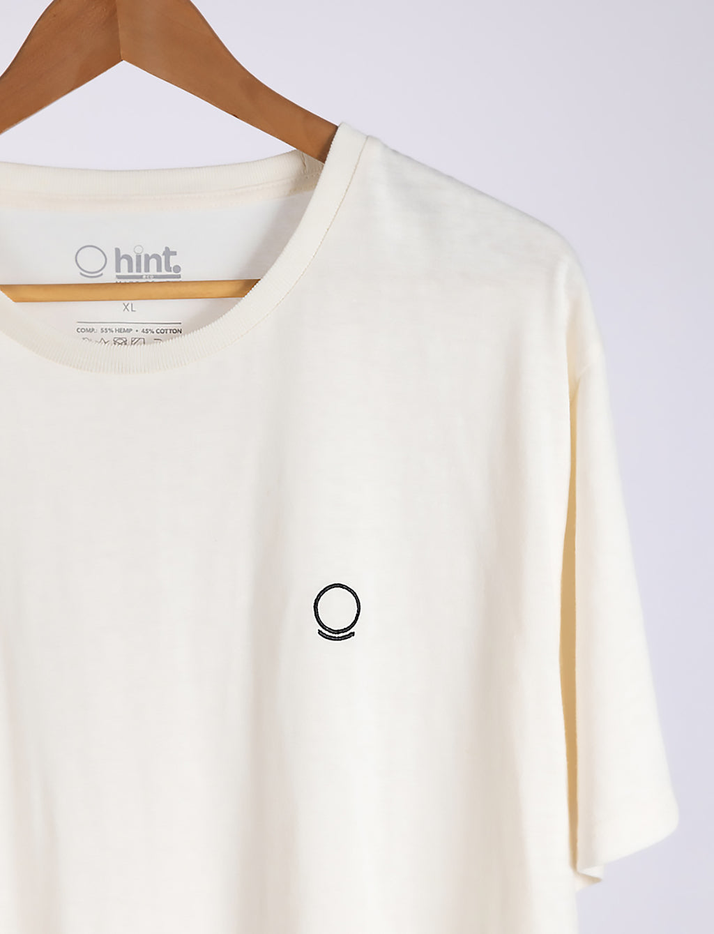 Camiseta Masculina de Cânhamo - Écru