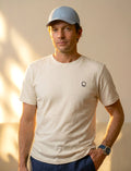 Camiseta Masculina de Cânhamo - Écru