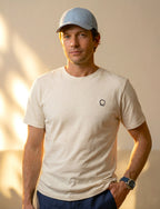 Camiseta Masculina de Cânhamo - Écru