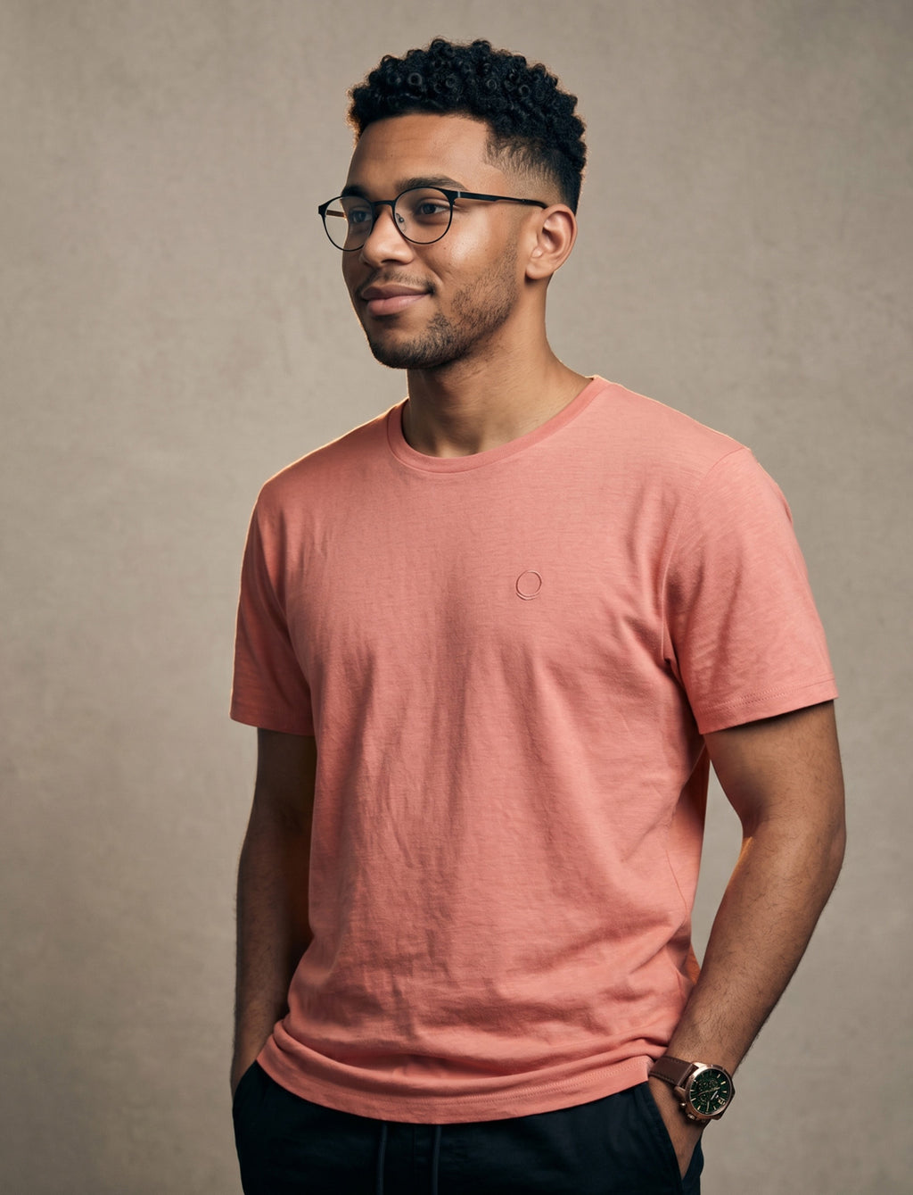 Camiseta Masculina de Cânhamo - Sunset