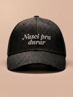 Boné de Cânhamo - Noir - Nasci para durar