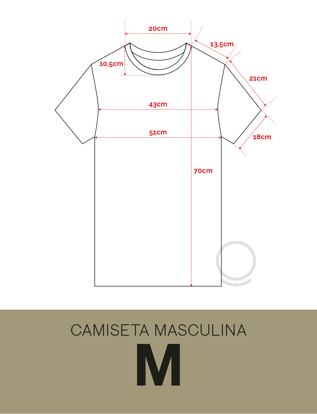 Camiseta Masculina de Cânhamo - Écru