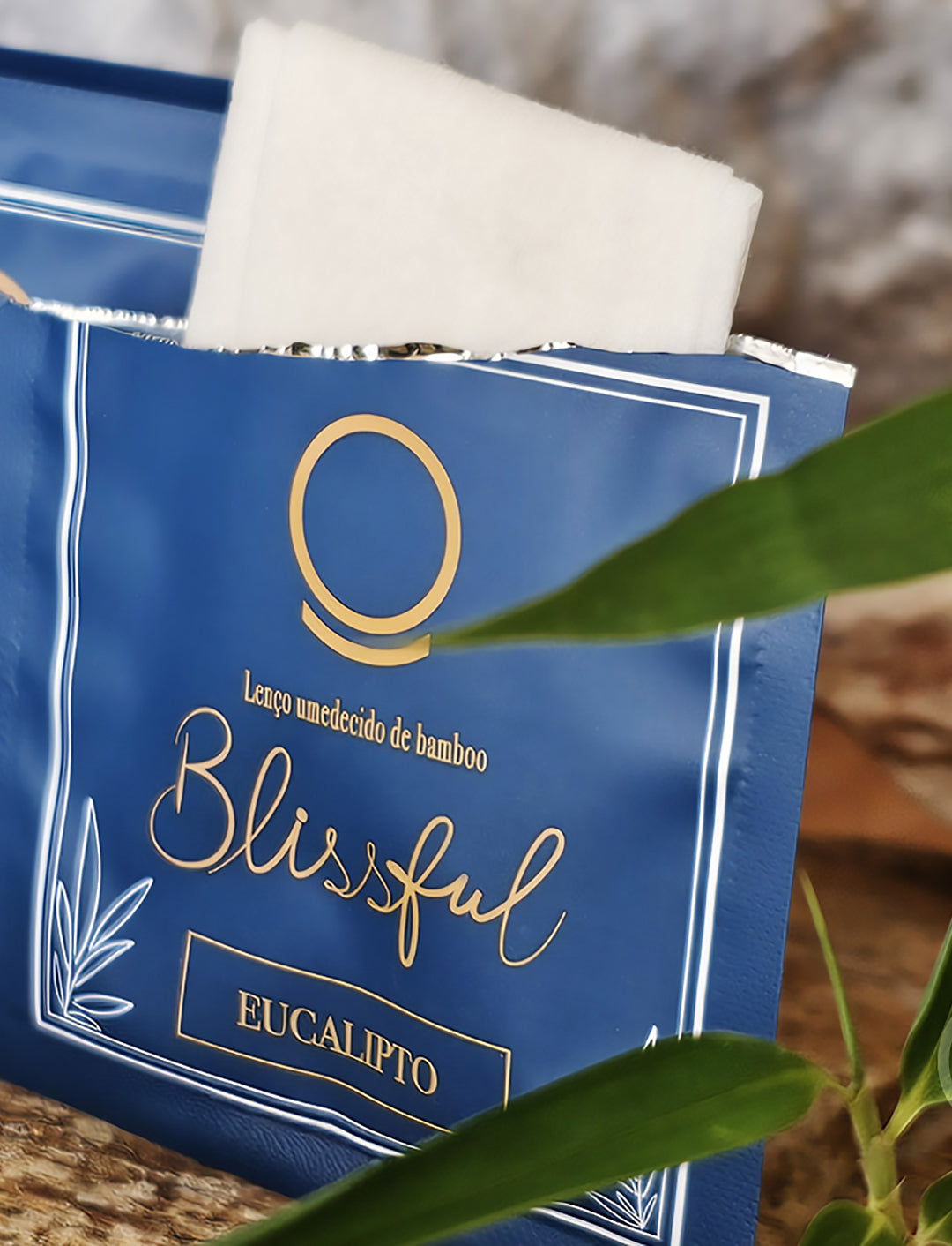Blissful – Lenços Umedecidos de Bambu com Óleos Essenciais – Eucalipto | 50 Unidades