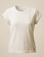 Camiseta Feminina de Cânhamo - Écru