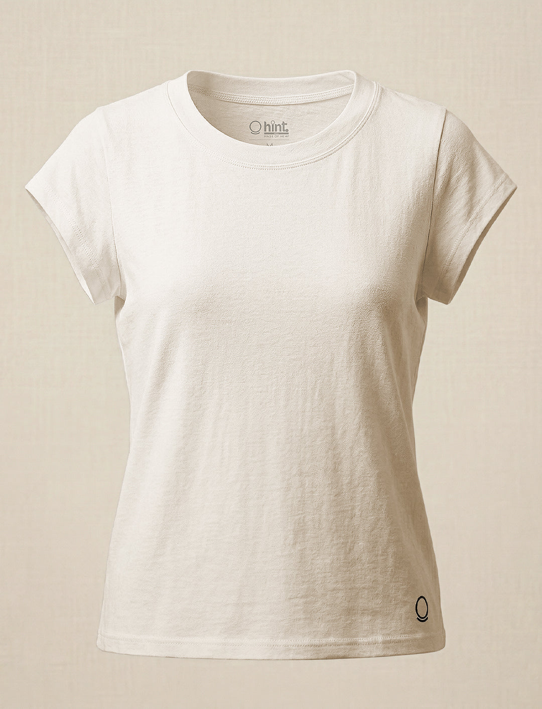 Camiseta Feminina de Cânhamo - Écru