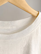 Camiseta Feminina de Cânhamo - Écru - Edição  Brasil 2026