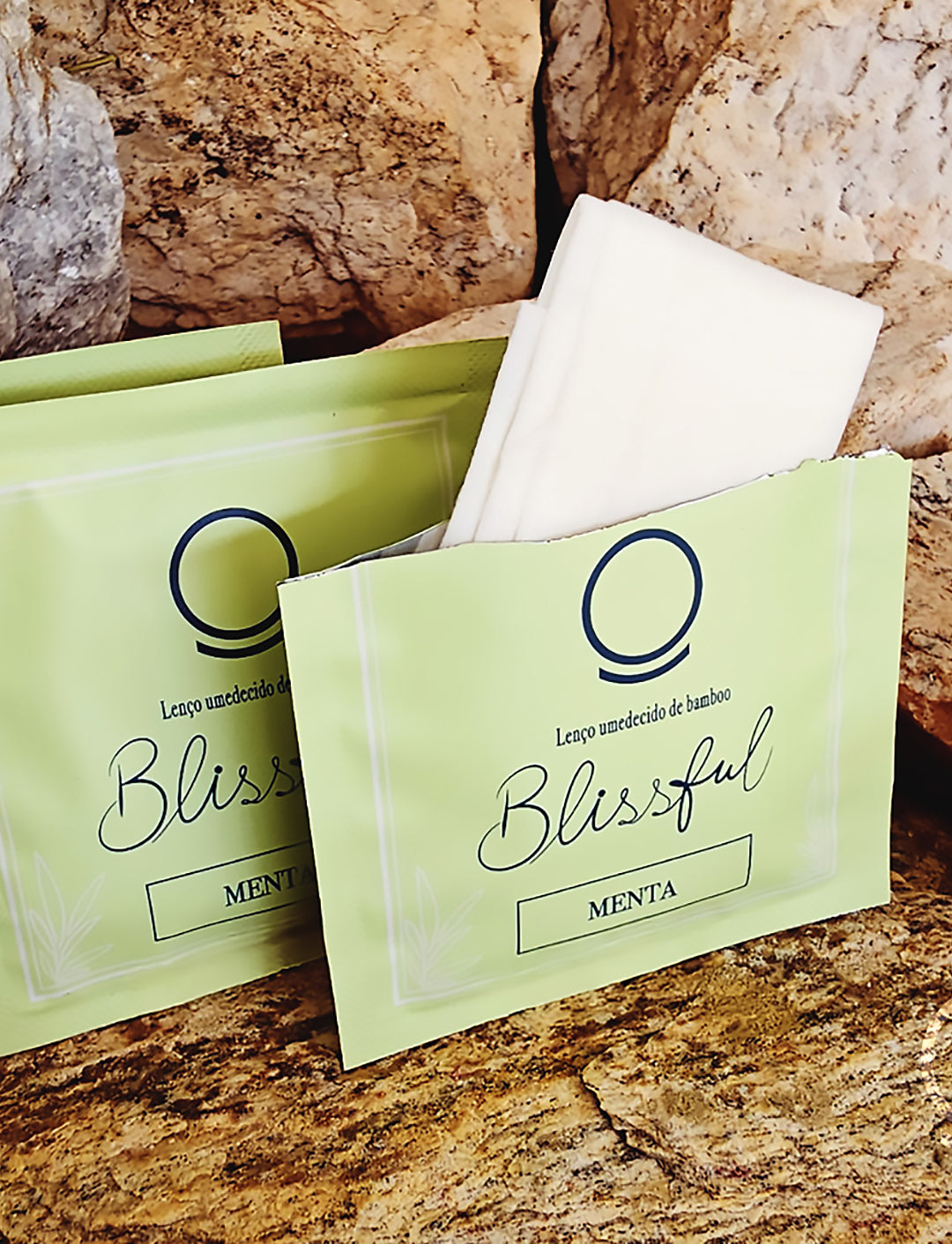 Lenços Umedecidos de Bamboo Blissful - Menta