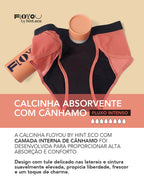Calcinha Absorvente  FloYou com Cânhamo - Fluxo Intenso